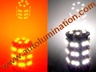 3157 combination orange white led bulb
