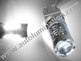 Ampoule Led T20 W21W 7440 65 Watts Leds CREE Blanc 6000K