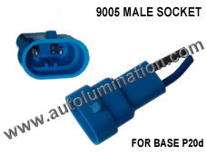 H12 9040 9045 9055 Male Socket Pigtail Connector Wire