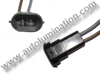 H8 PGJ19-1 Male Socket Pigtail Connector Wire
